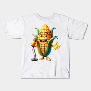 Corny Comedian - Stand-Up Star of the Field Kids T-Shirt